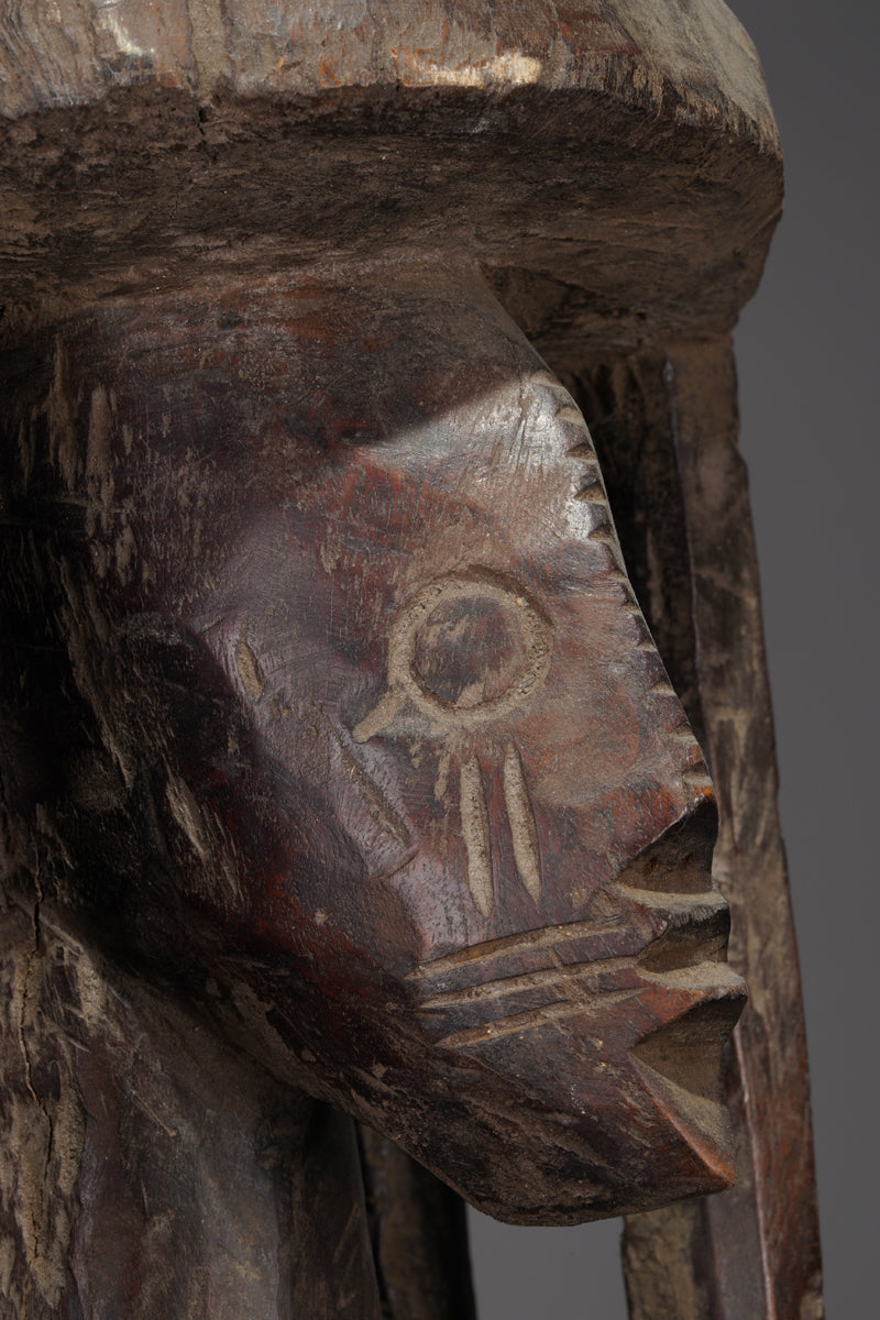 A very tall Mumuye sculpture