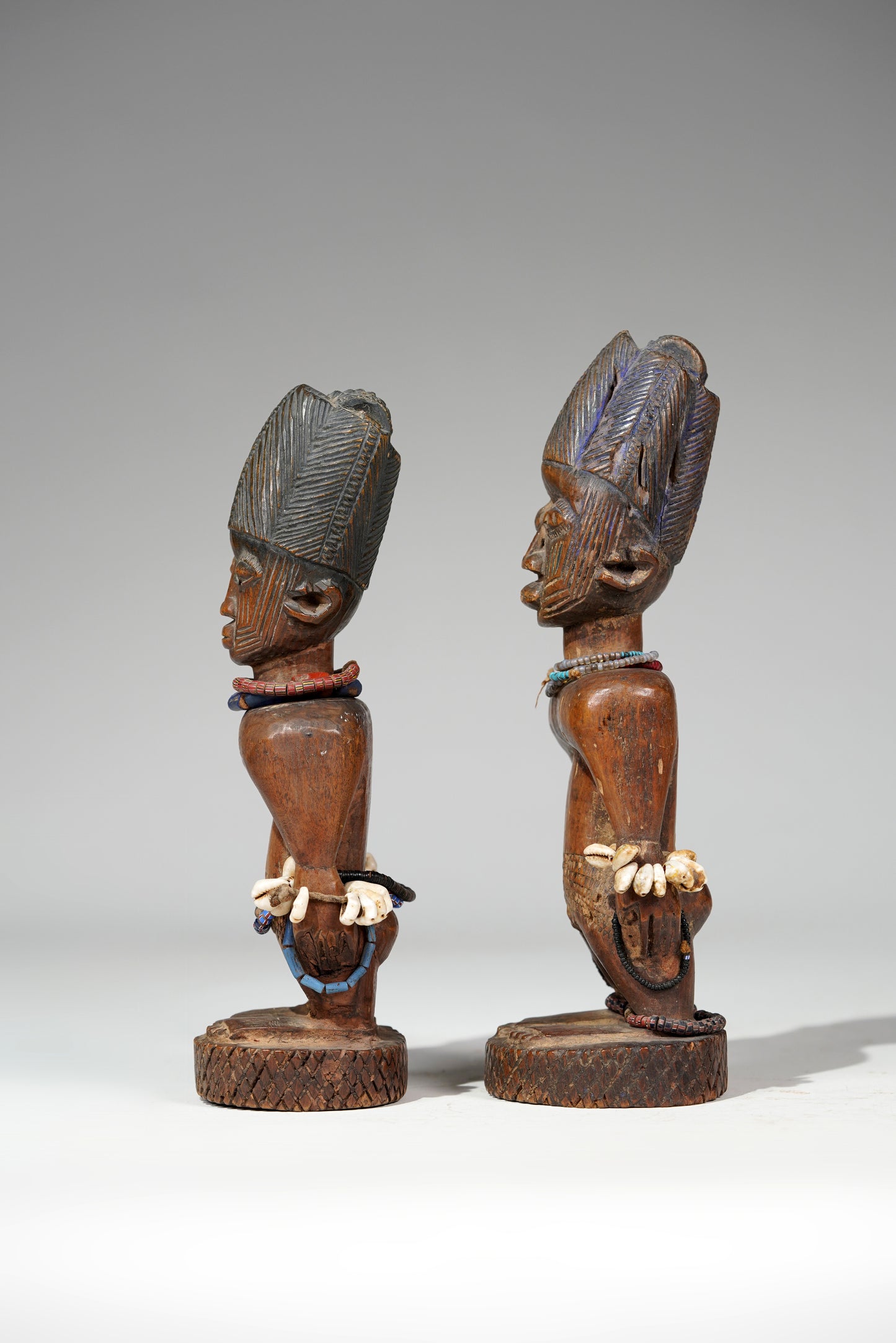 Ibeji male twin figures