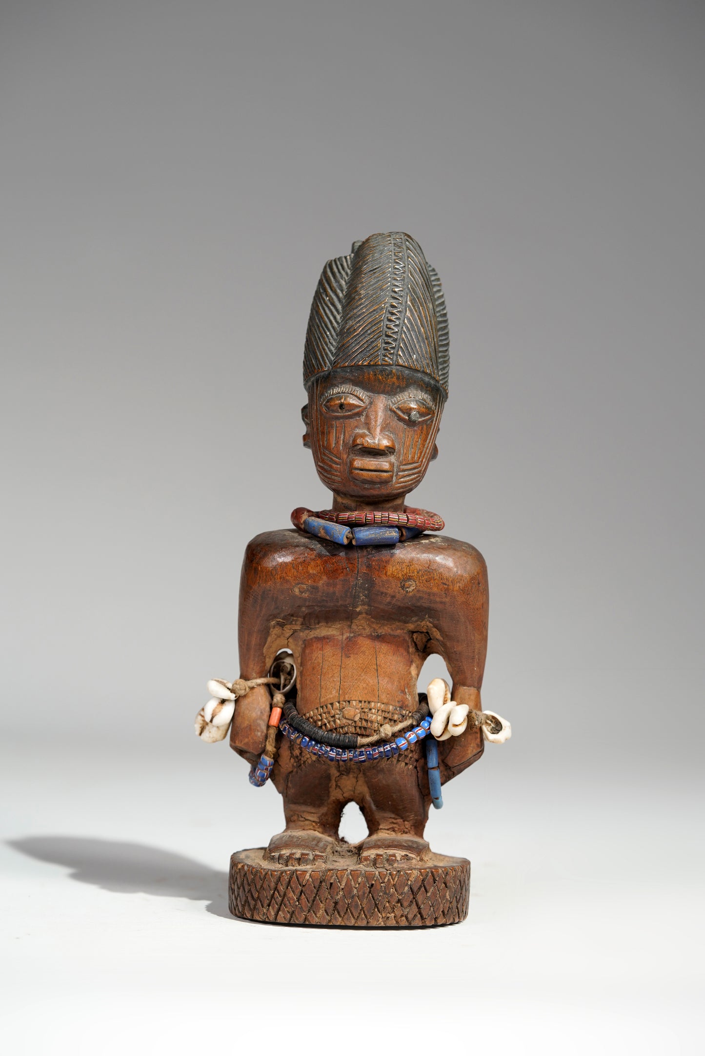 Ibeji male twin figures