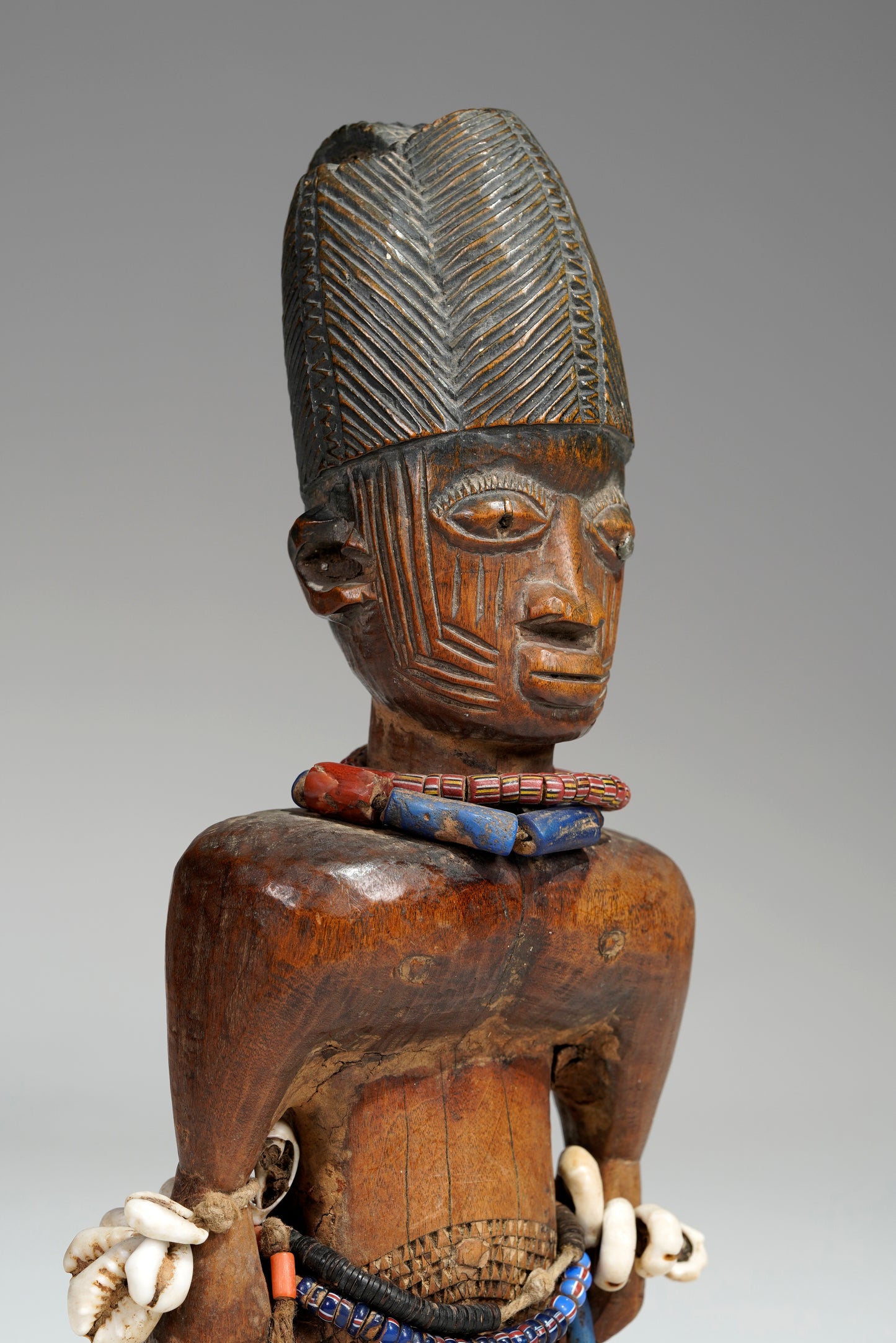 Ibeji male twin figures