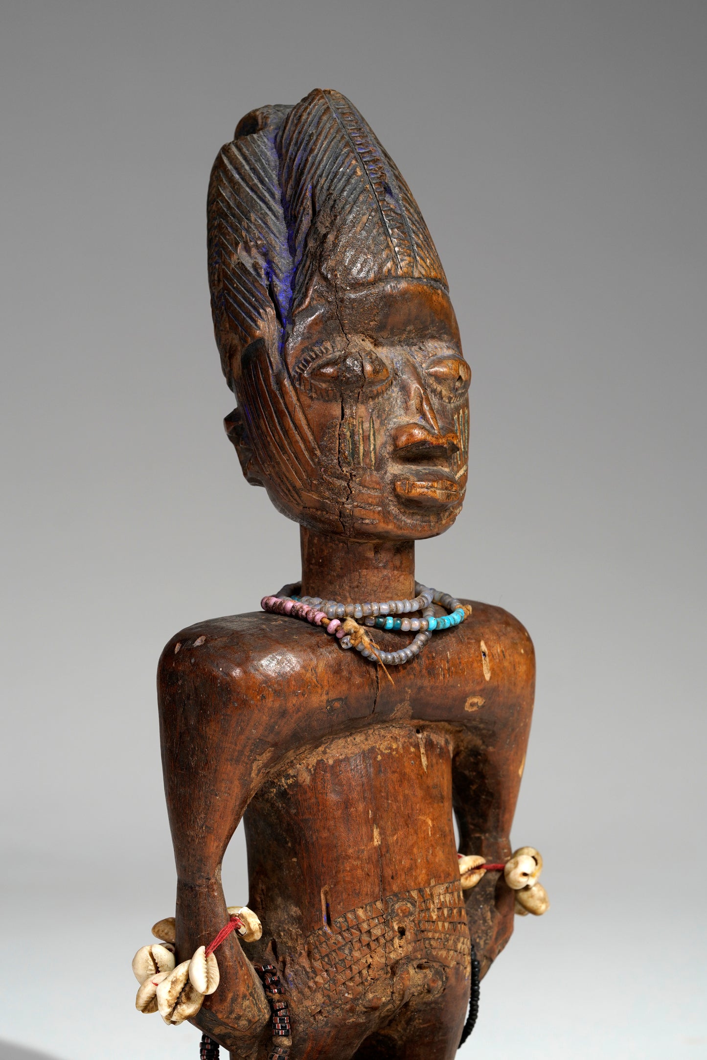Ibeji male twin figures