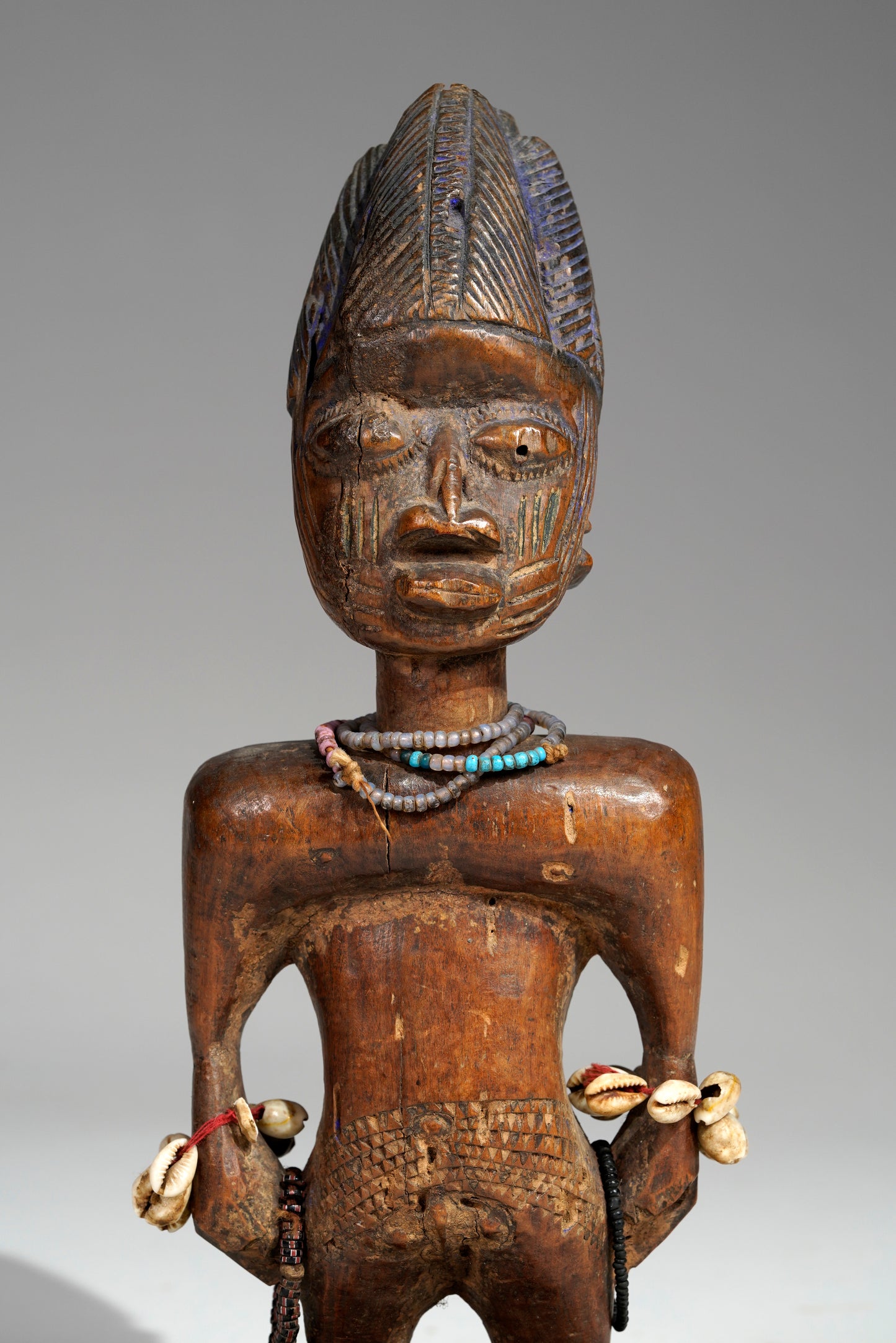 Ibeji male twin figures