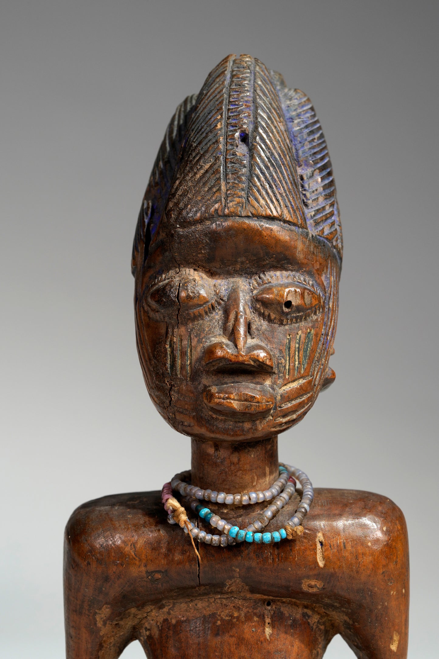 Ibeji male twin figures