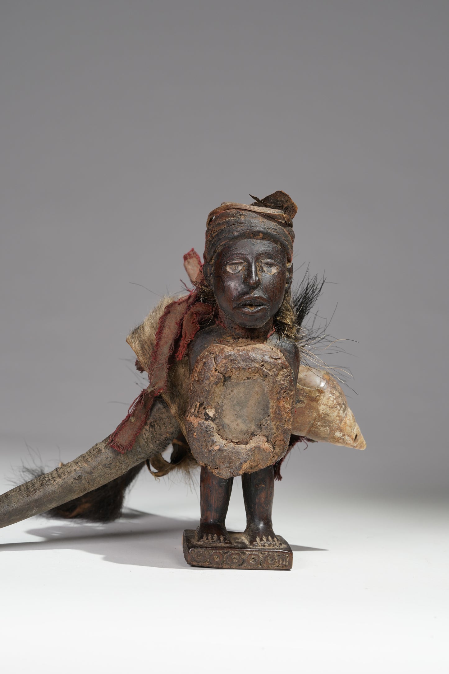 A small Bakongo/Vili power fetish figure