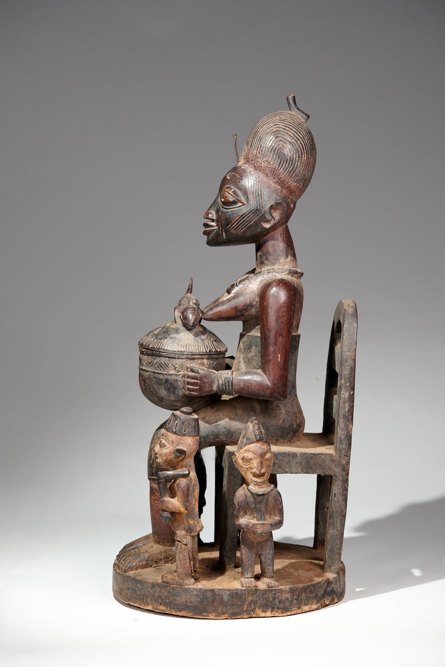 A Yoruba bowlkeeper