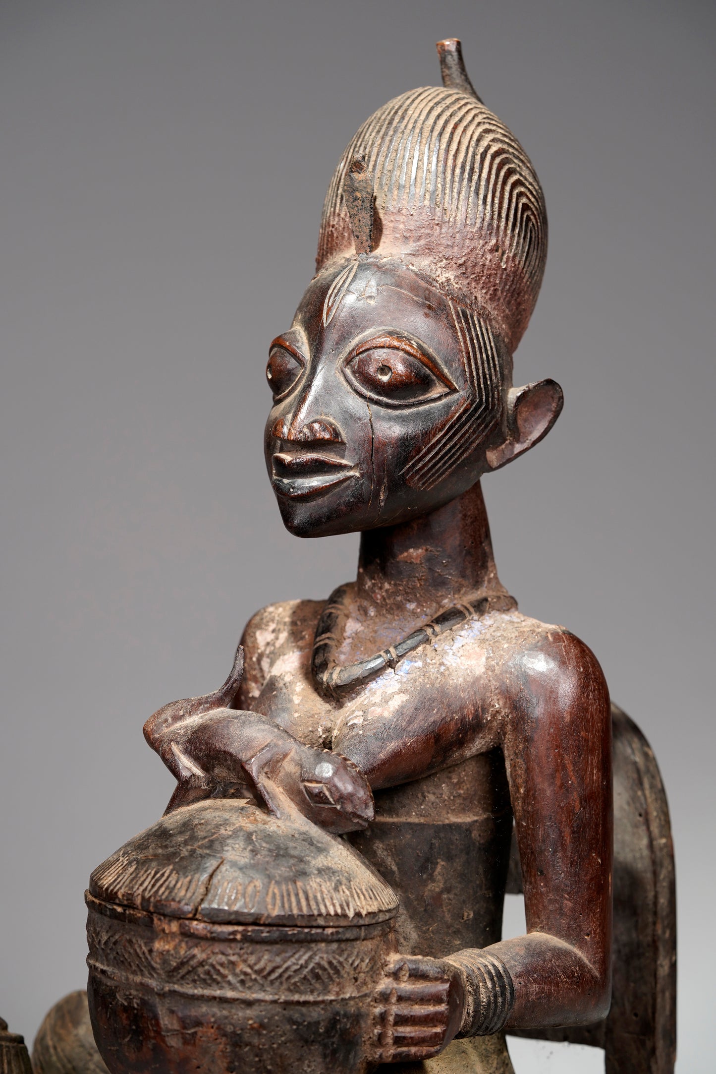 A Yoruba bowlkeeper