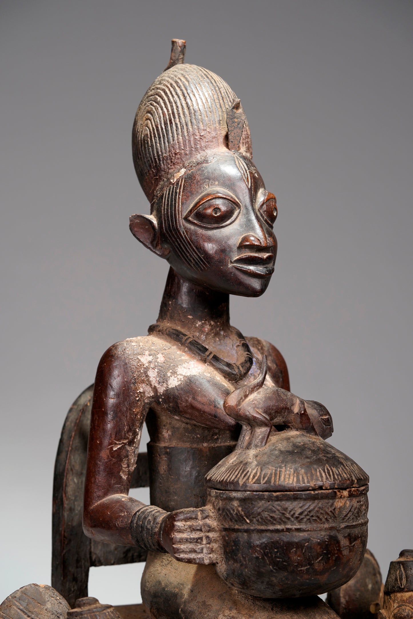 A Yoruba bowlkeeper