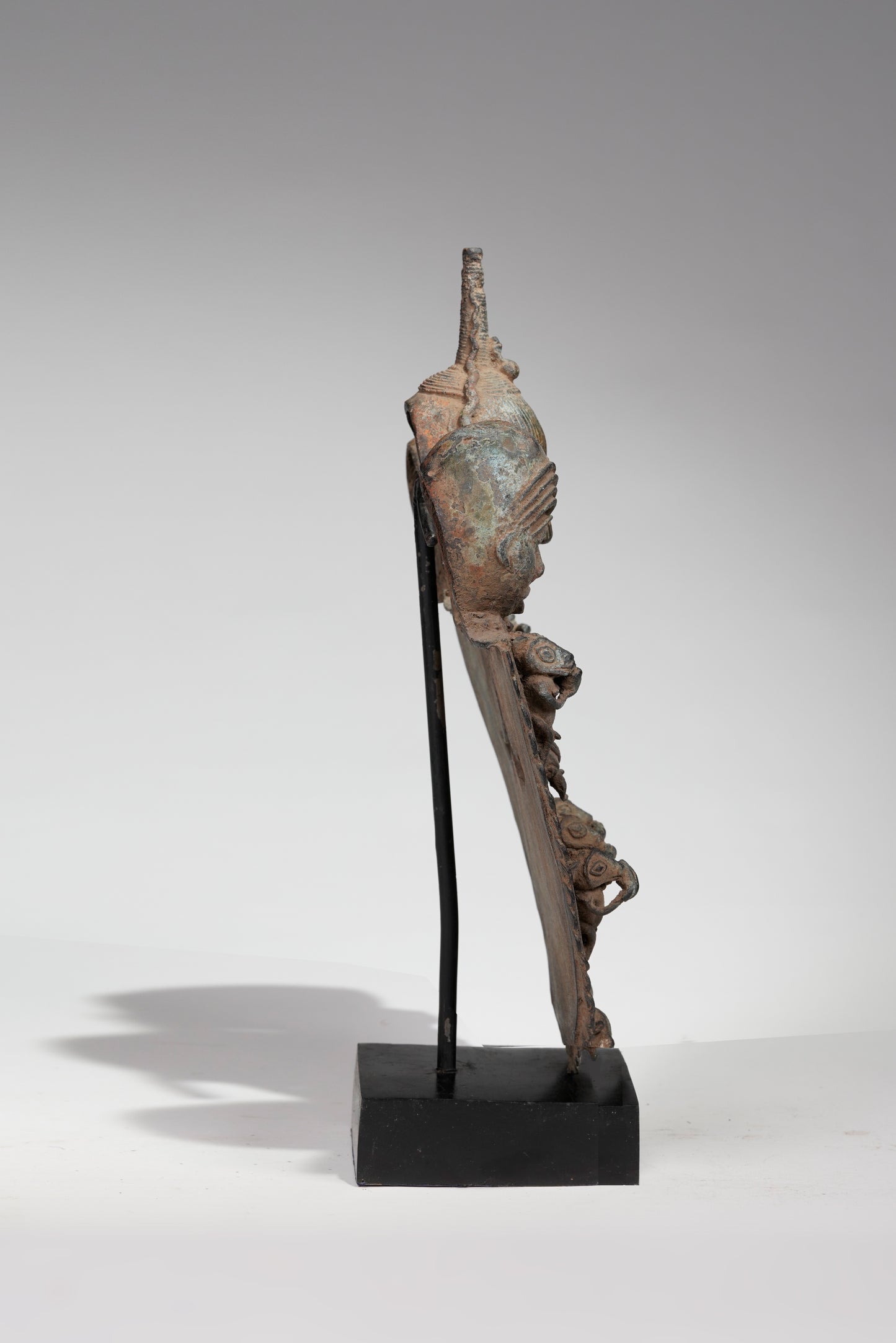 A Bronze Plaque in the style of Benin/ Ife