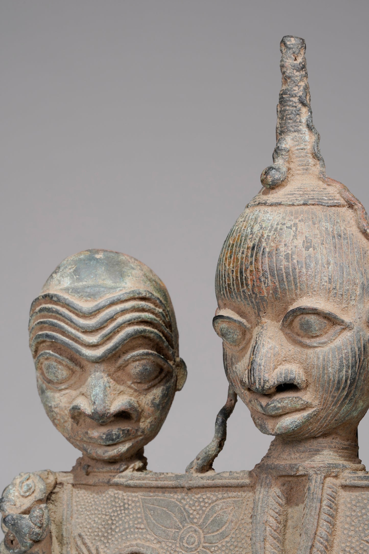 A Bronze Plaque in the style of Benin/ Ife