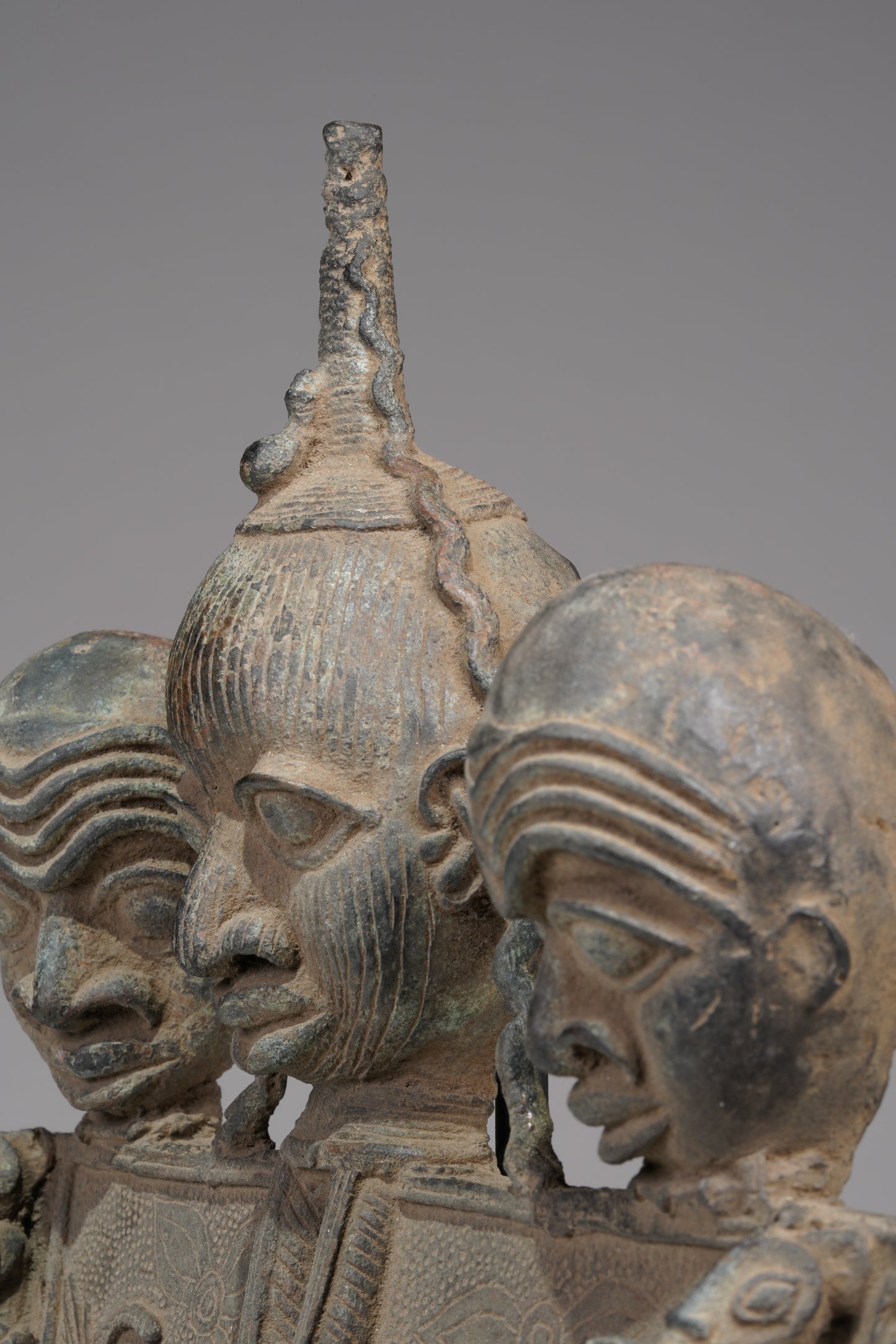 A Bronze Plaque in the style of Benin/ Ife