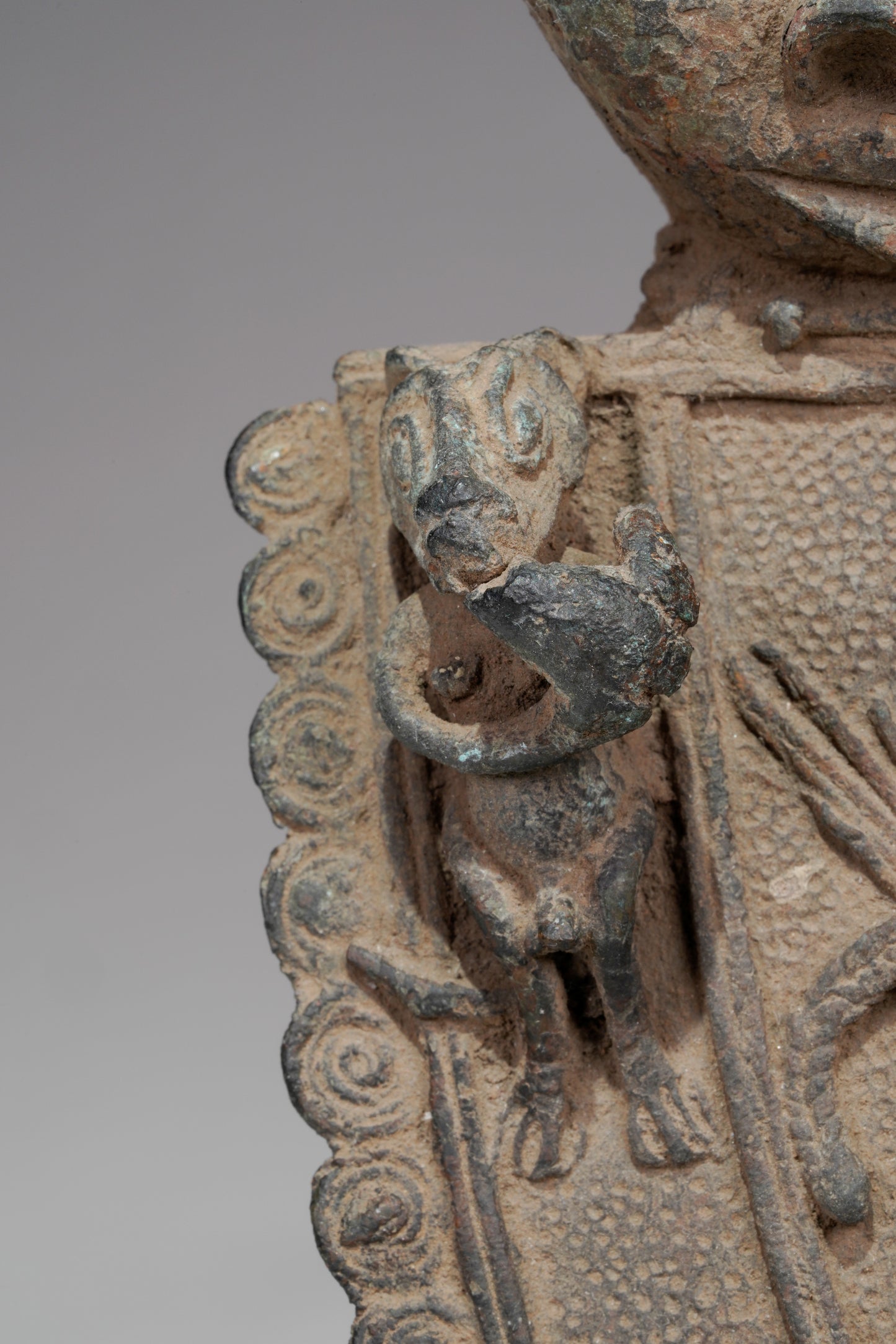 A Bronze Plaque in the style of Benin/ Ife
