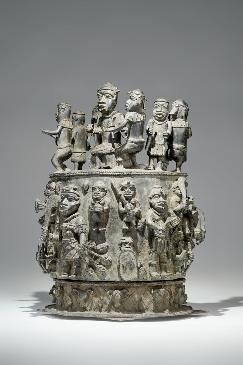 An Ikẹgobọ Altar sculpture,