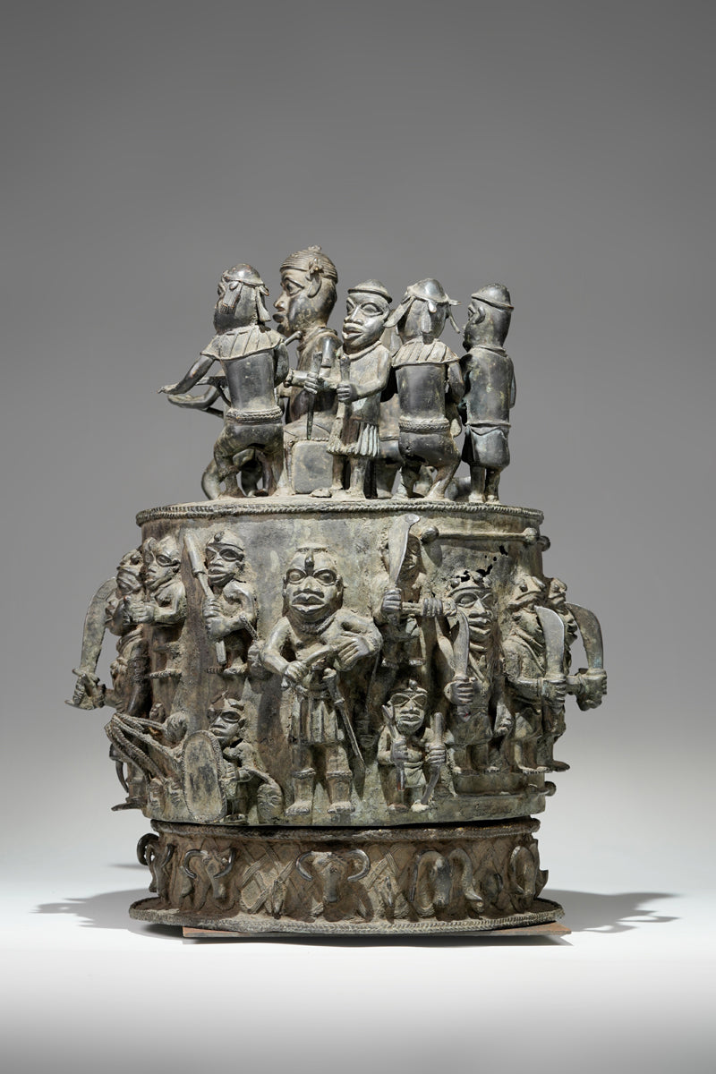 An Ikẹgobọ Altar sculpture,