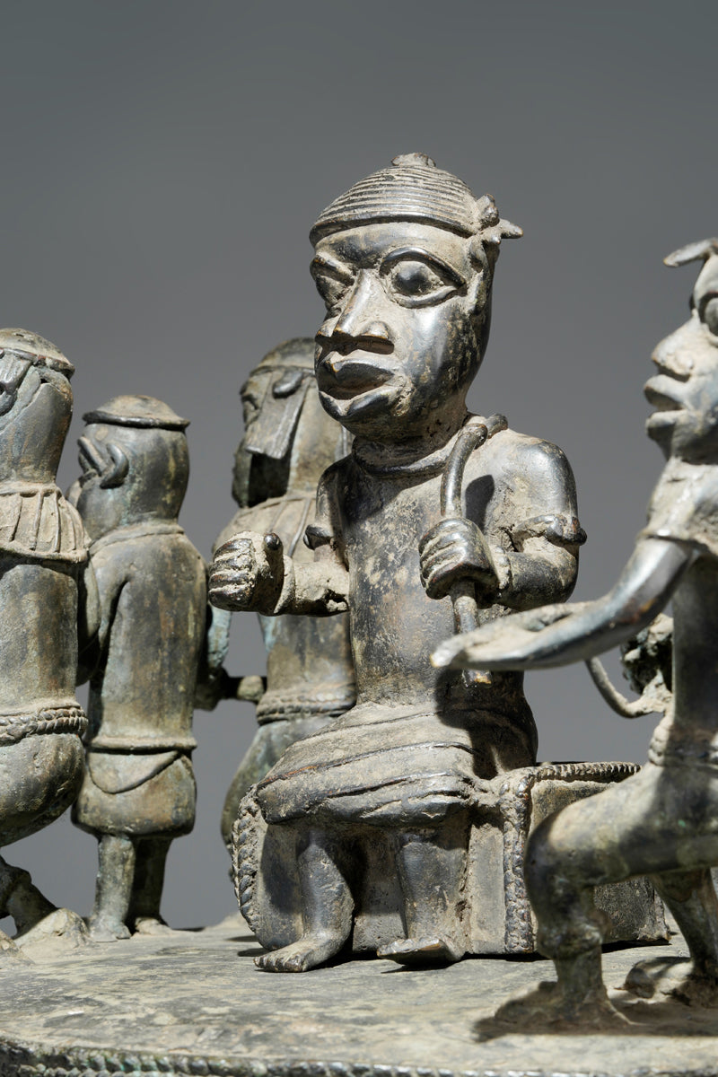 An Ikẹgobọ Altar sculpture,