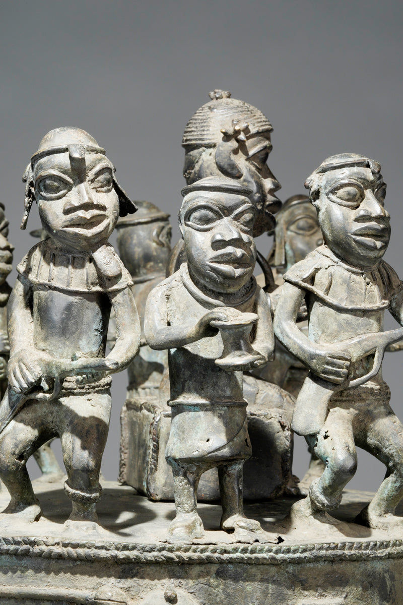 An Ikẹgobọ Altar sculpture,