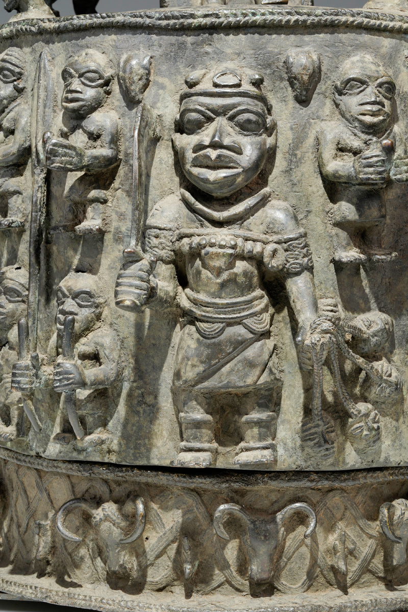 An Ikẹgobọ Altar sculpture,