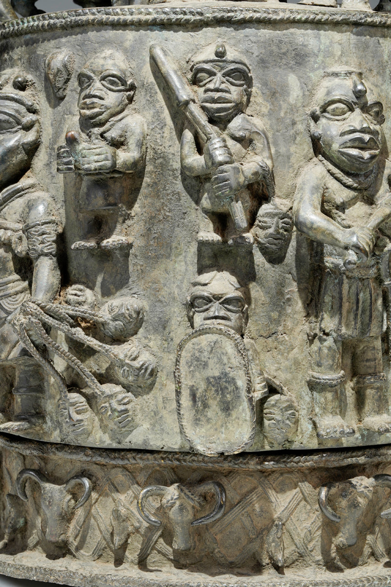 An Ikẹgobọ Altar sculpture,