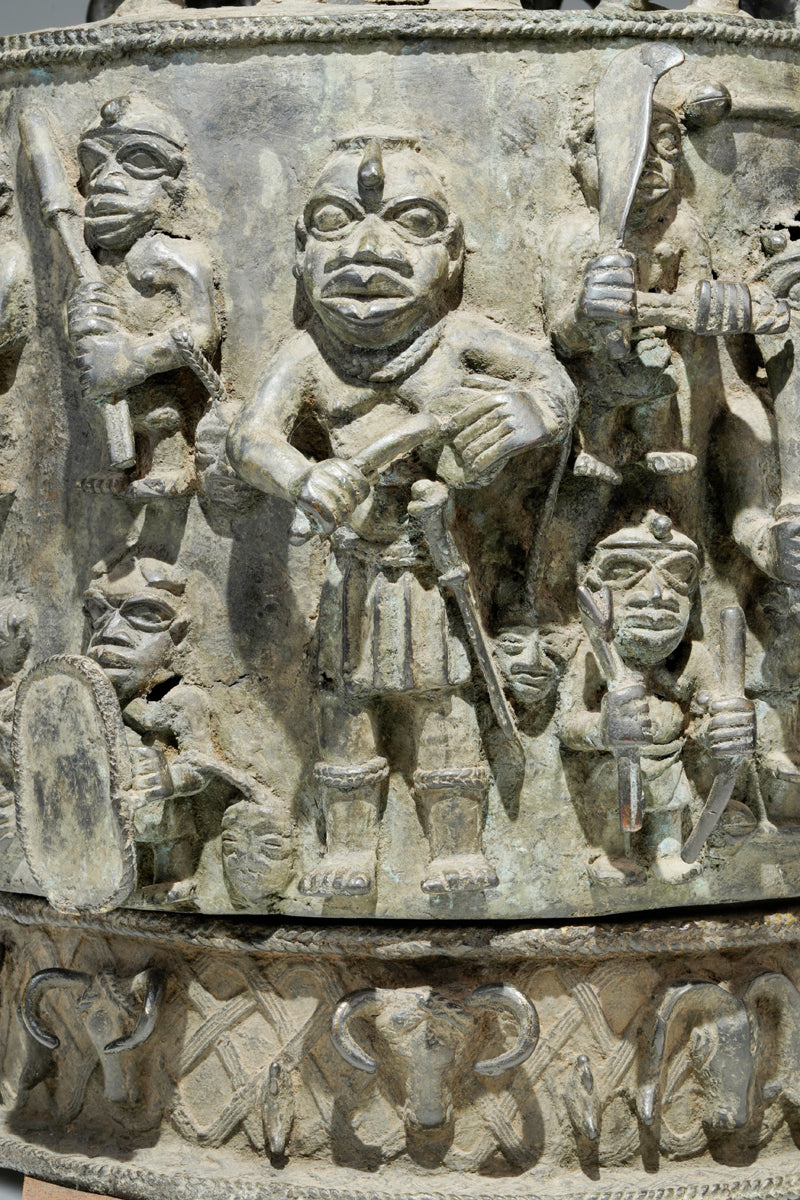 An Ikẹgobọ Altar sculpture,