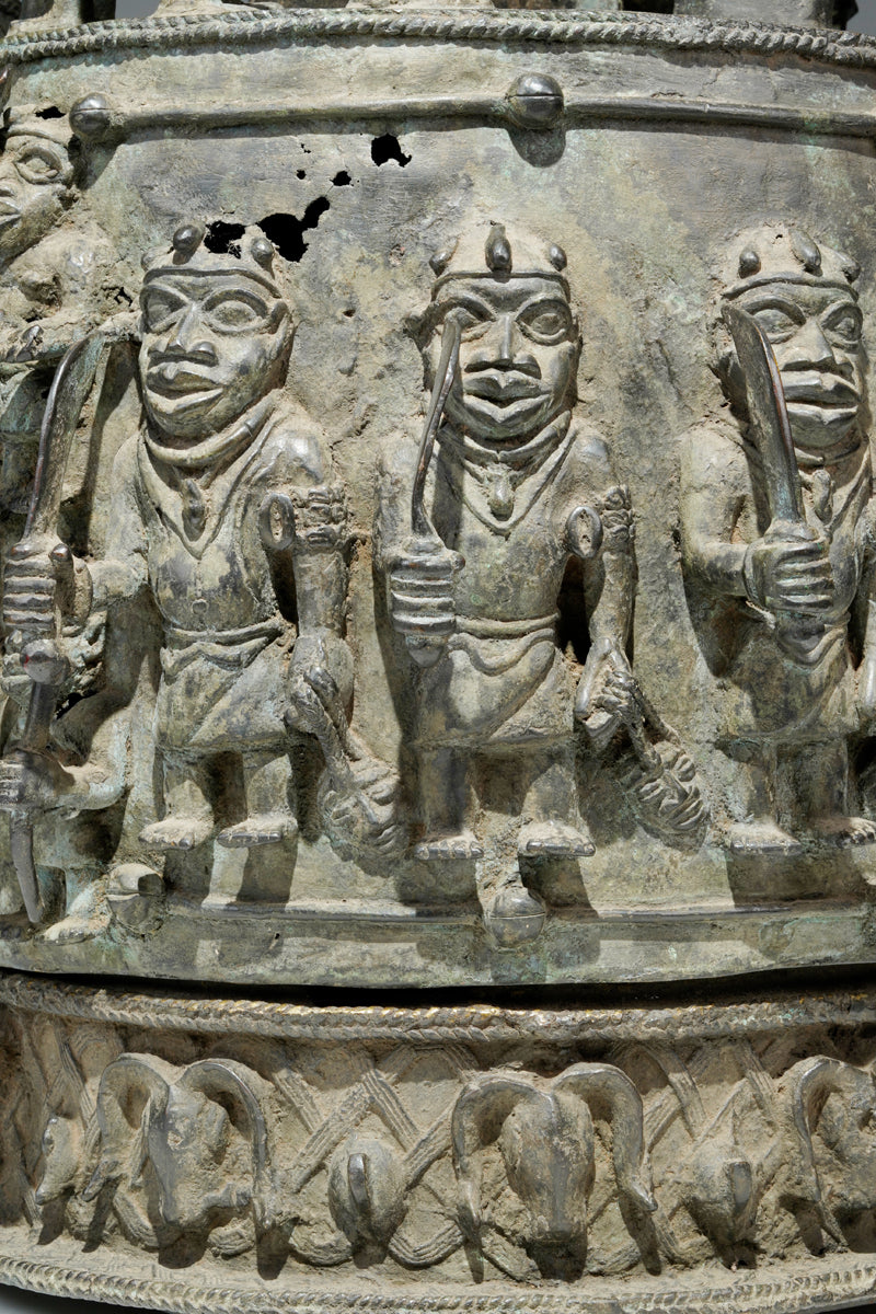 An Ikẹgobọ Altar sculpture,