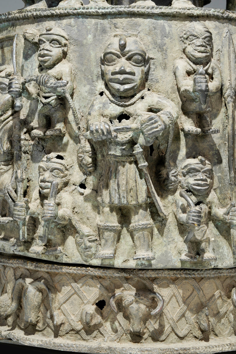 An Ikẹgobọ Altar sculpture,