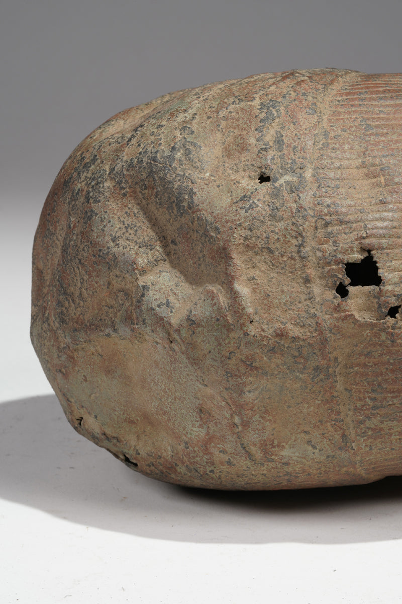 A bronze head