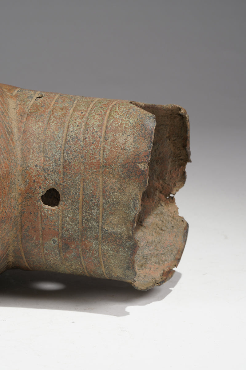 A bronze head