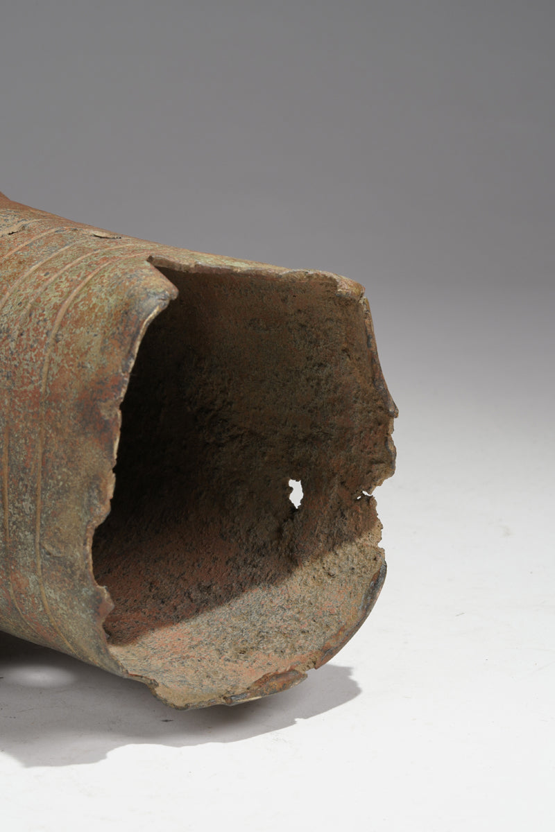 A bronze head