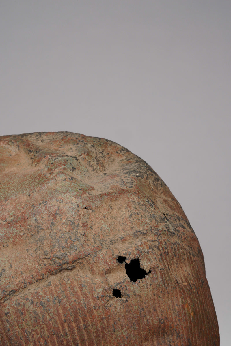 A bronze head