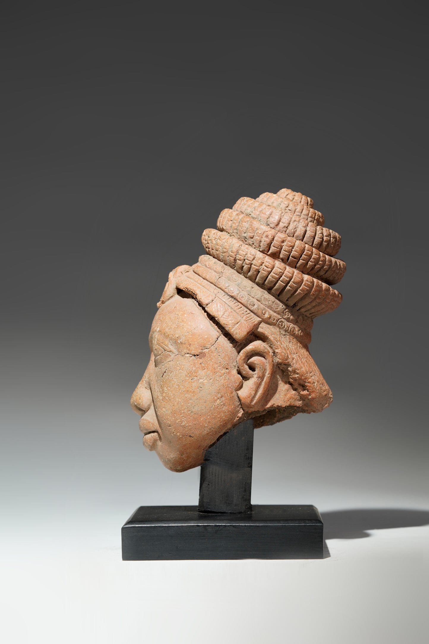 A terracotta head in the style of Ife