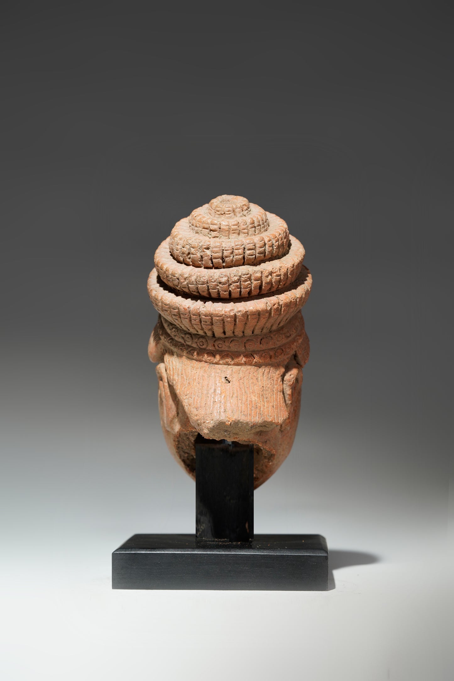 A terracotta head in the style of Ife