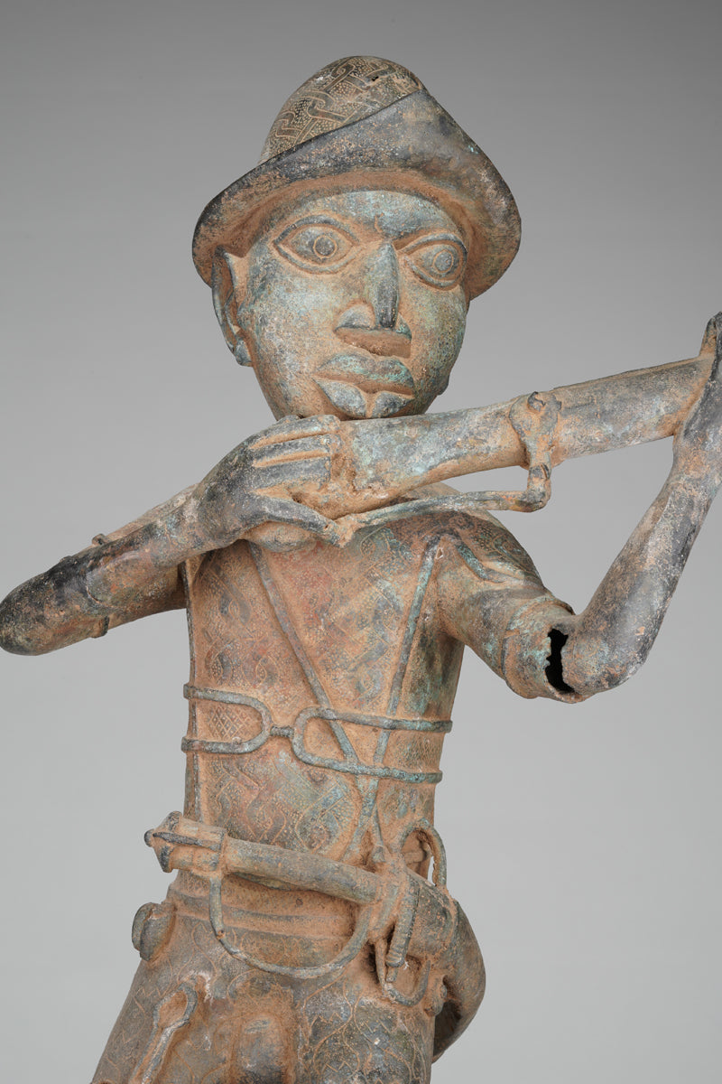 A copy of a sculpture in the Benin style, Okpia