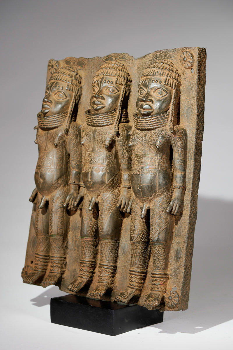 A Benin plate in the style of Benin