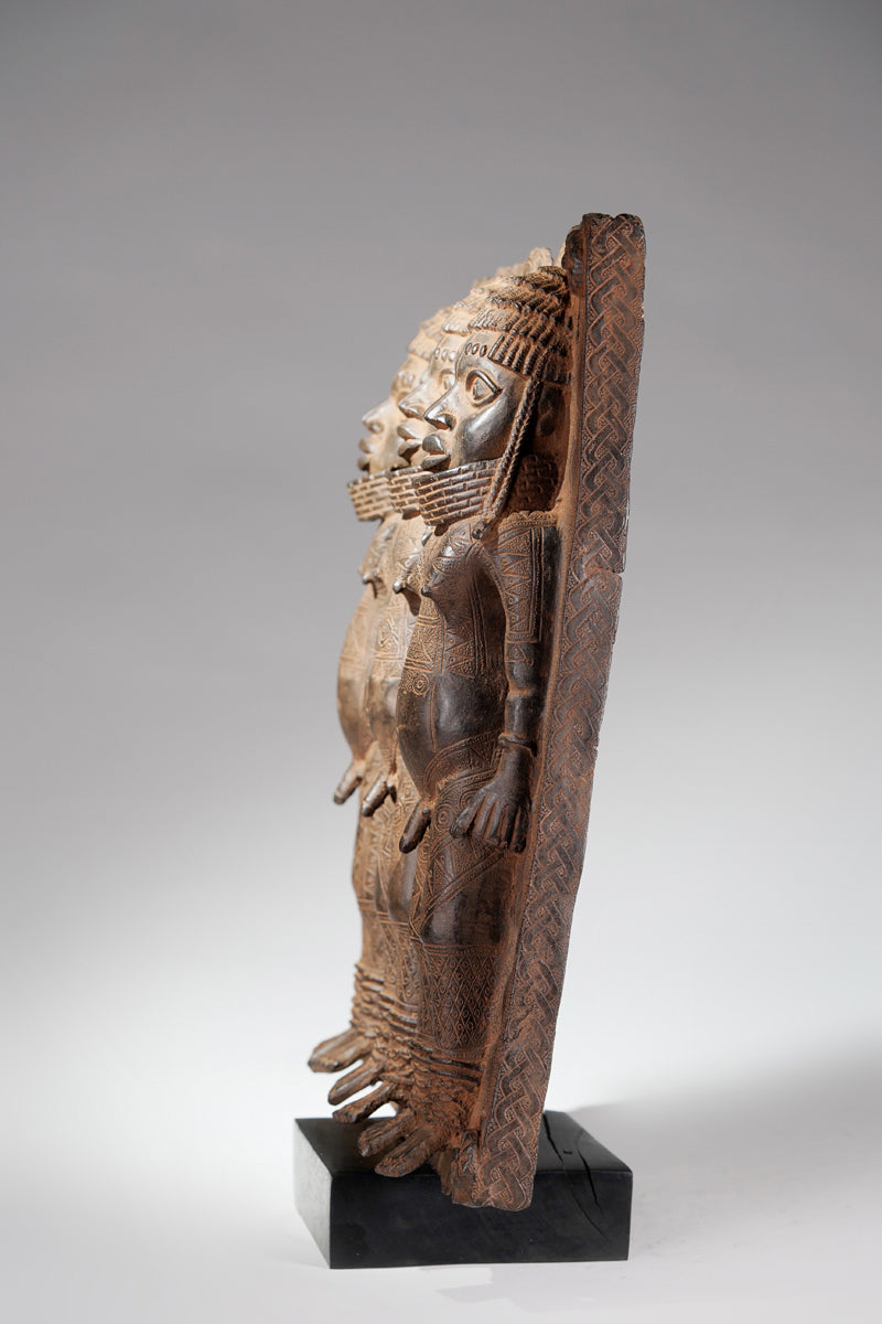 A Benin plate in the style of Benin