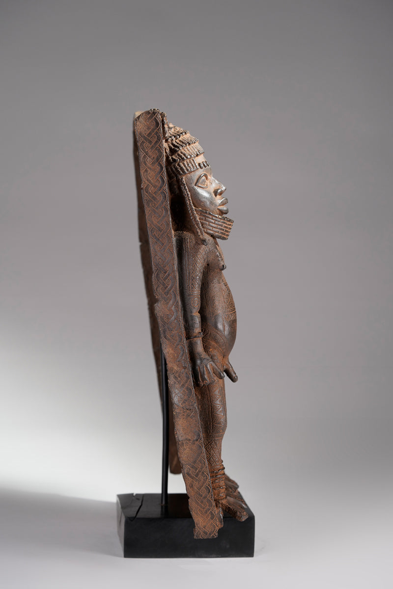 A Benin plate in the style of Benin