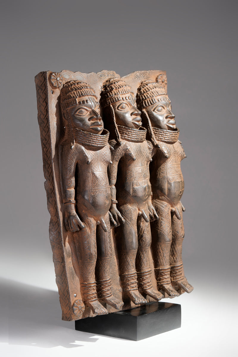A Benin plate in the style of Benin