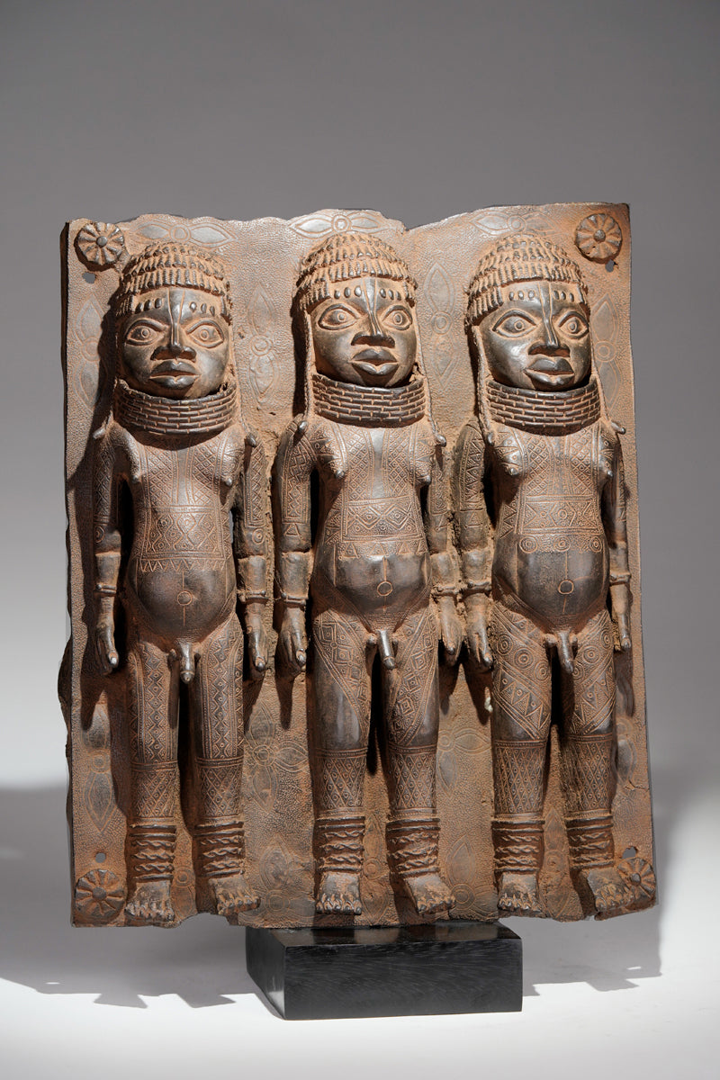 A Benin plate in the style of Benin