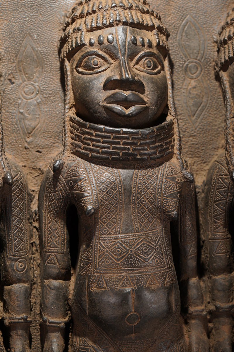 A Benin plate in the style of Benin