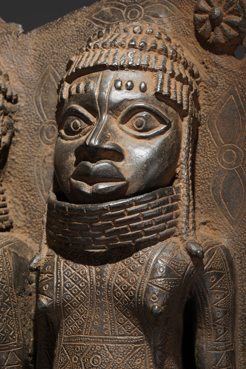 A Benin plate in the style of Benin