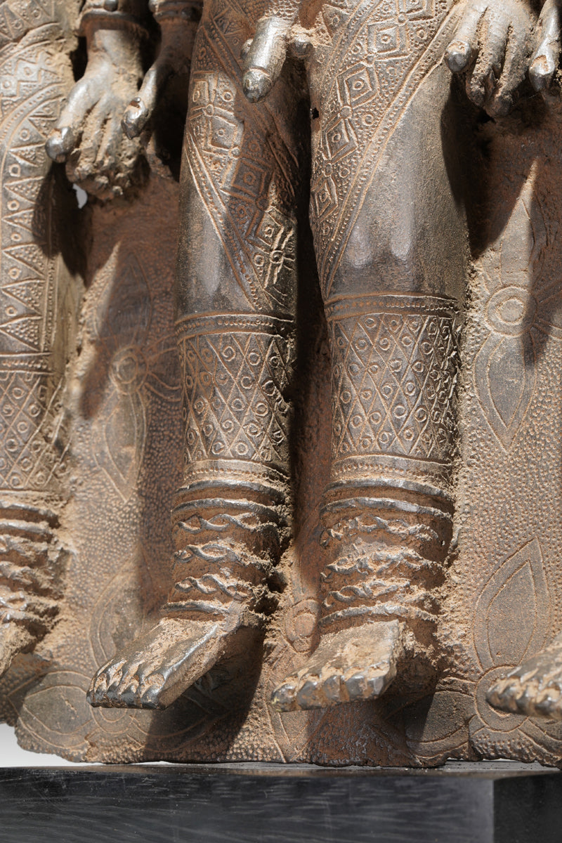 A Benin plate in the style of Benin
