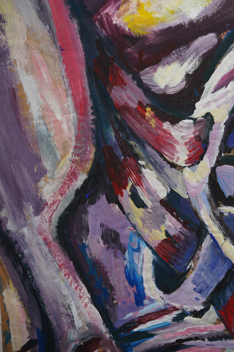 A vibrant abstract work by Irena Klonek