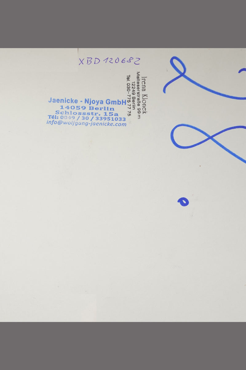 A small-scale watercolor letter by Irena Klonek