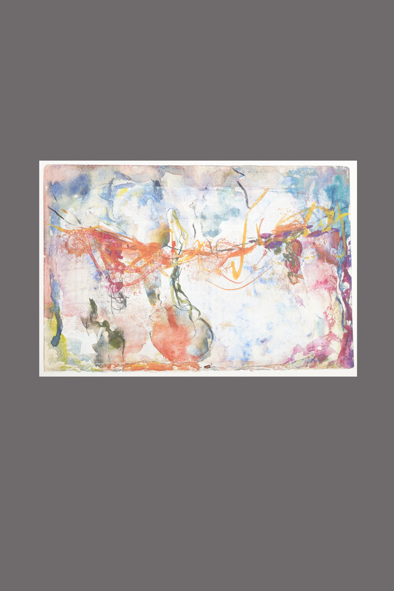 A small abstract composition sketch by Irena Klonek