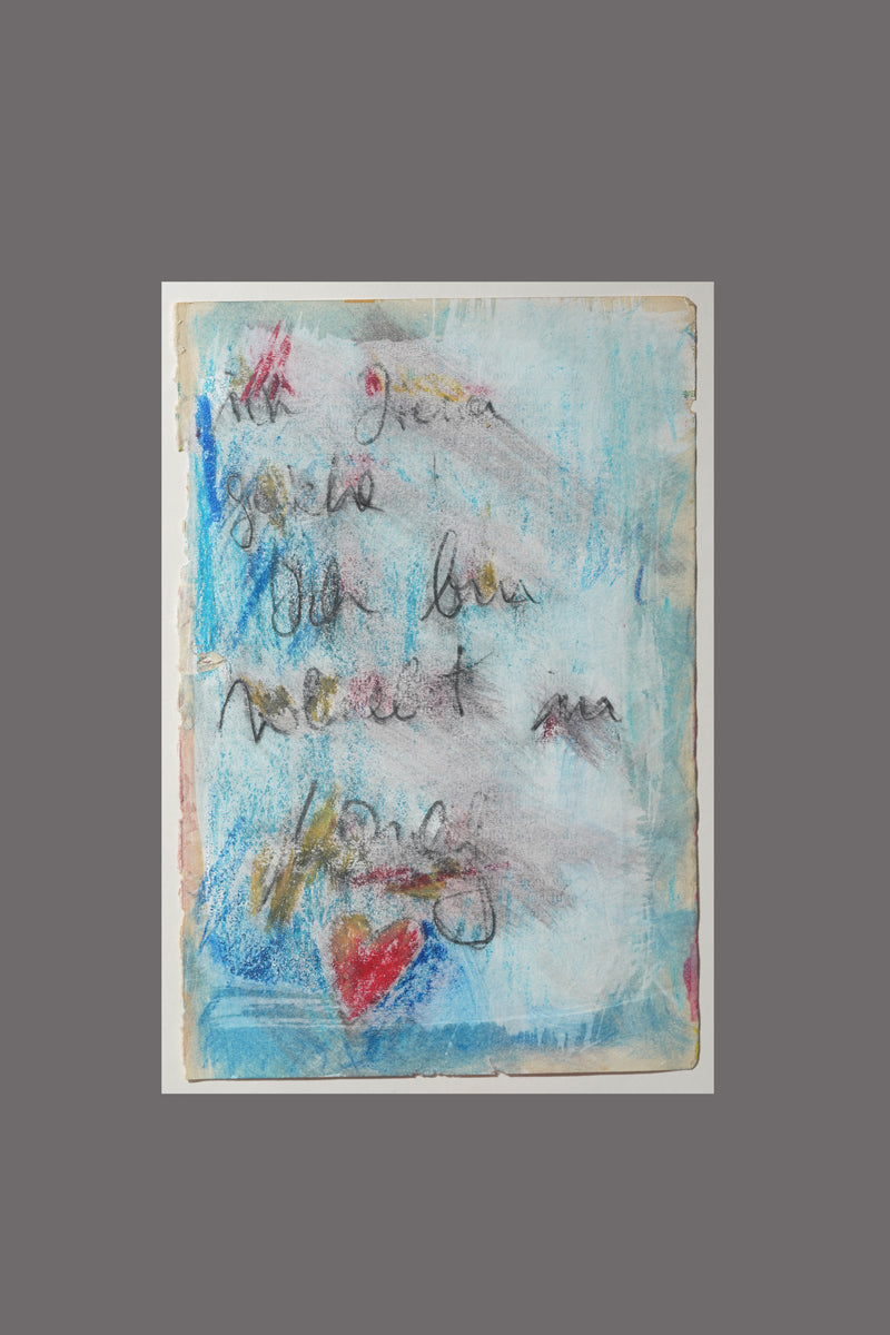 A small-scale pastel and chalk sketch by Irena Klonek