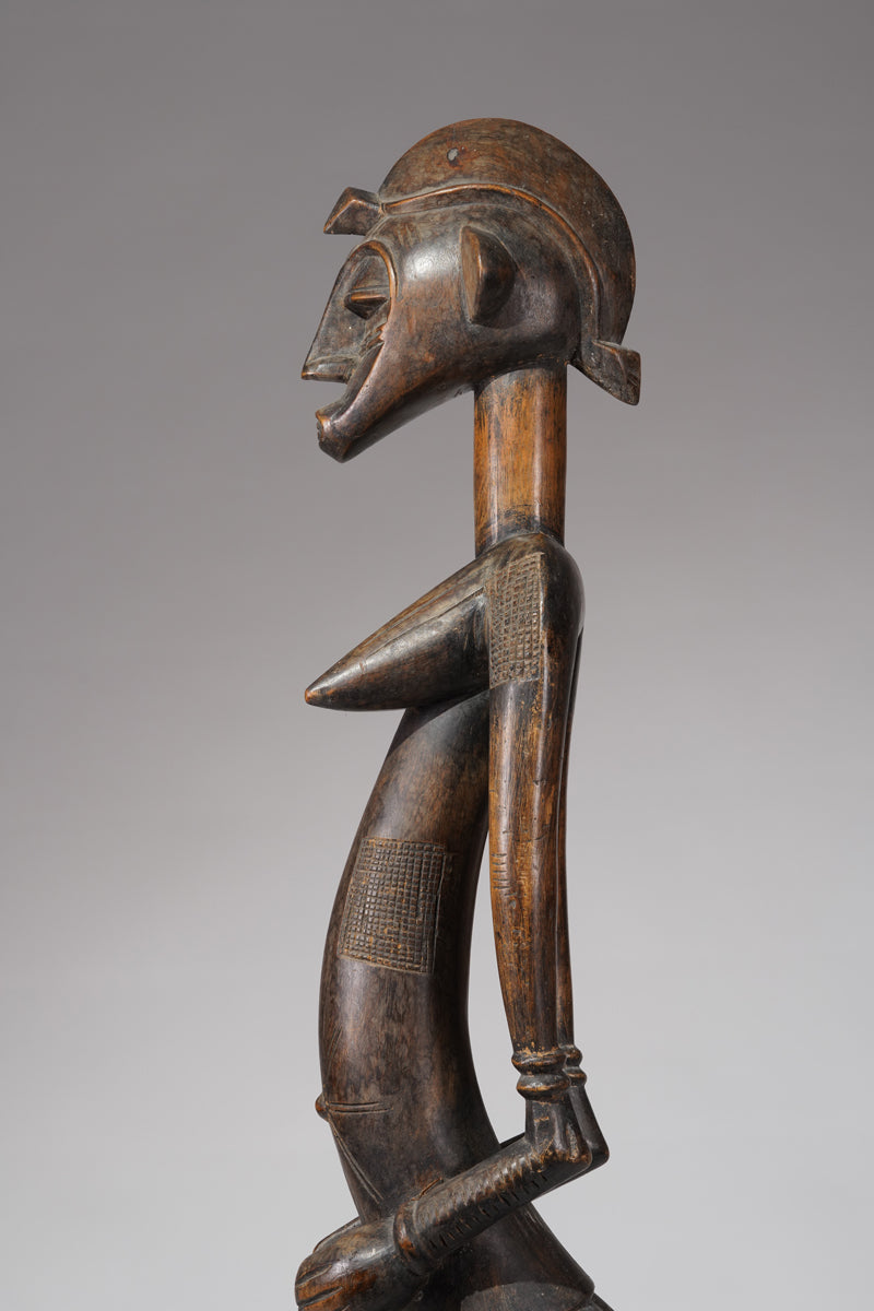 An outstanding female Senufo Déblé or guardian sculpture