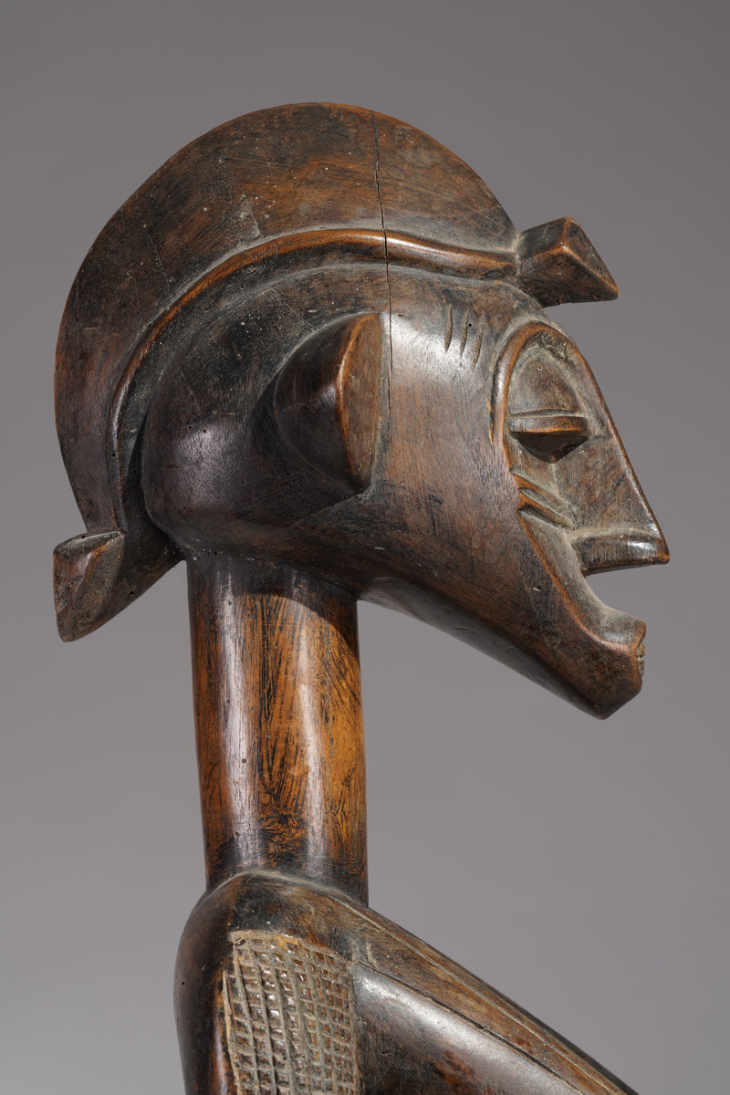 An outstanding female Senufo Déblé or guardian sculpture