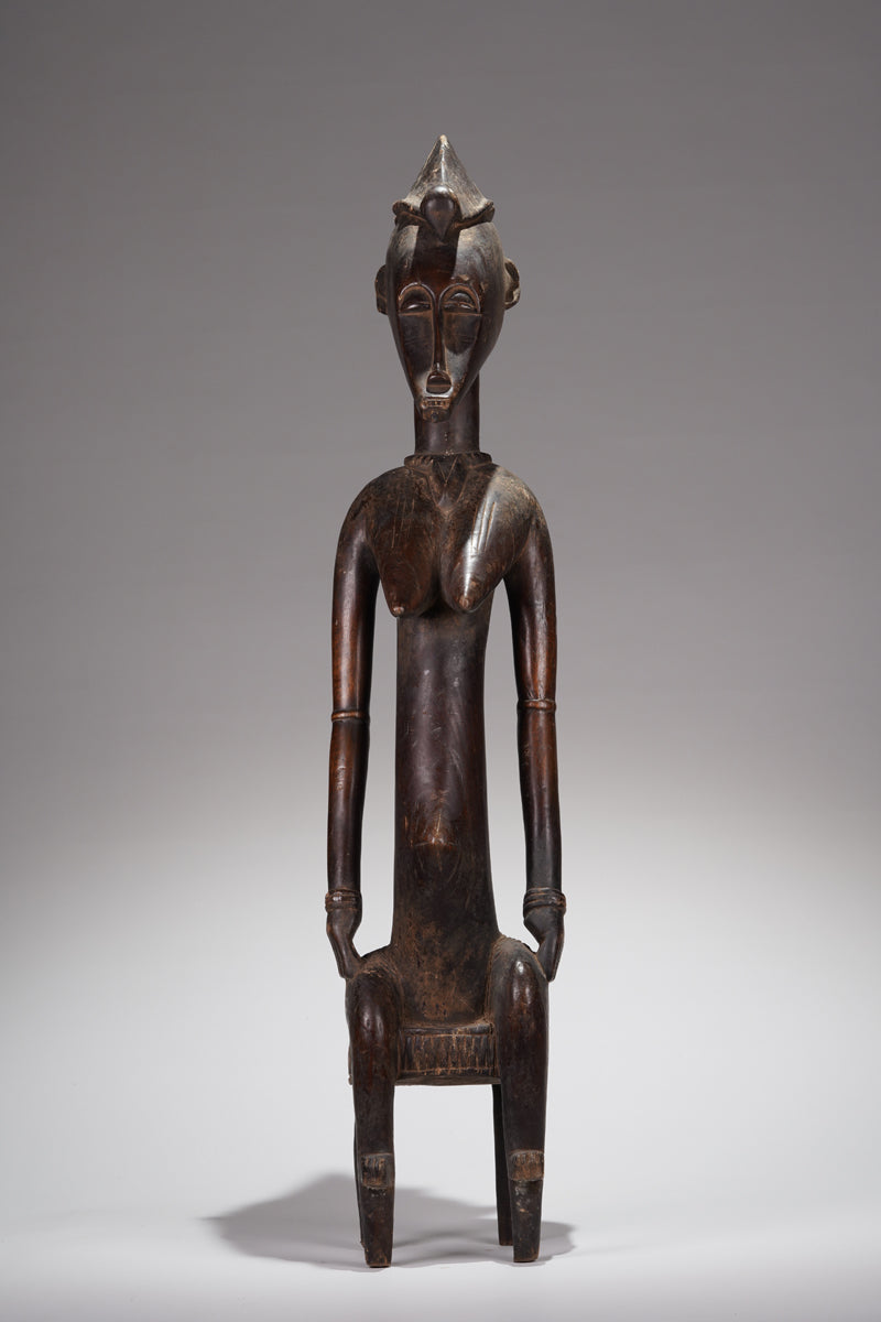A female Senufo figure from Ivory Coast