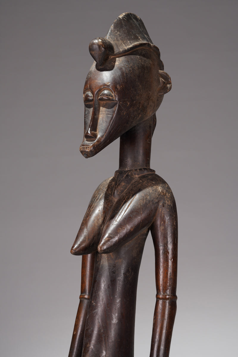 A female Senufo figure from Ivory Coast
