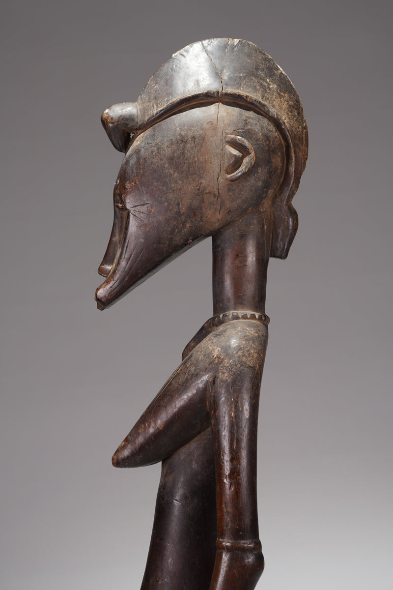 A female Senufo figure from Ivory Coast