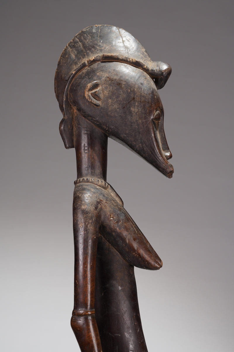 A female Senufo figure from Ivory Coast