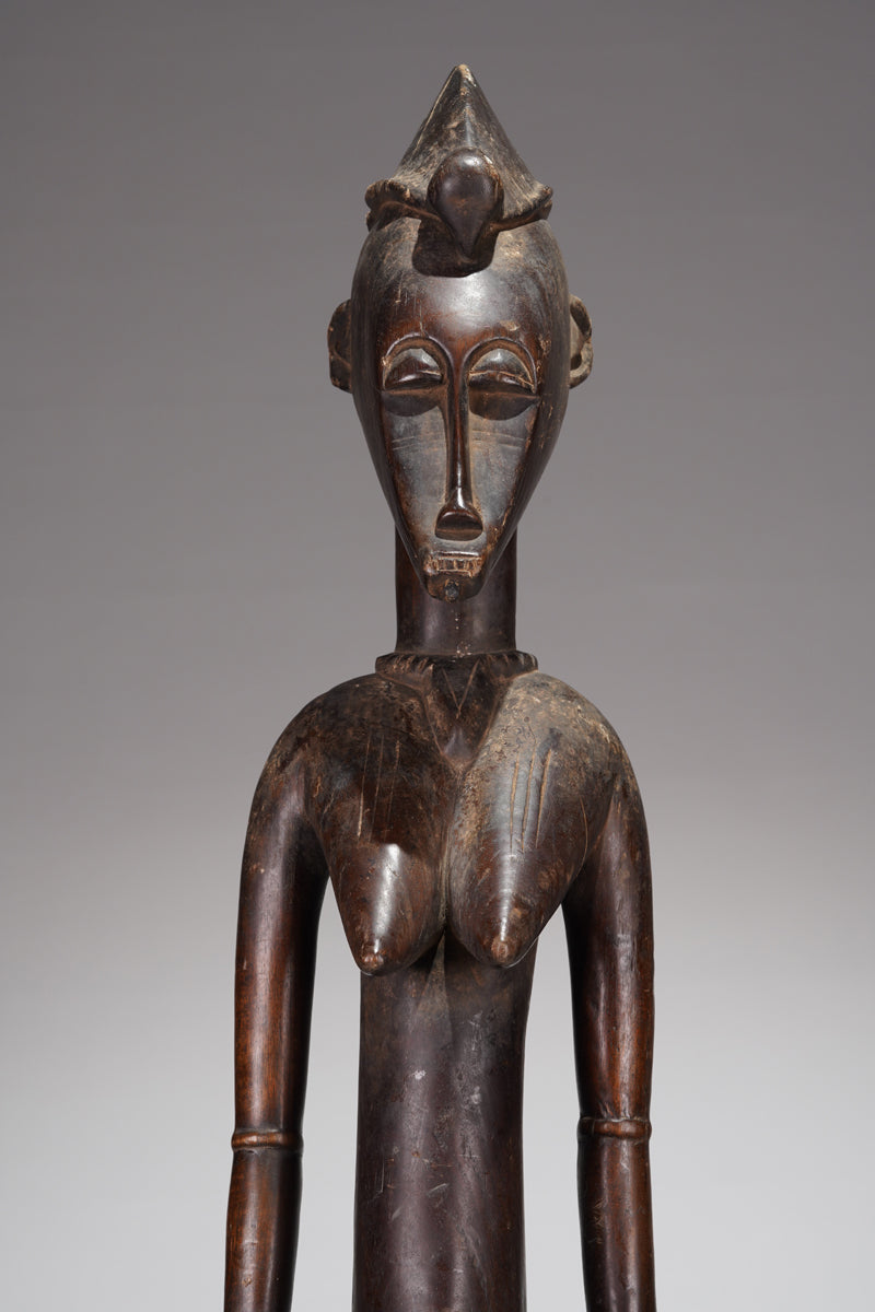 A female Senufo figure from Ivory Coast